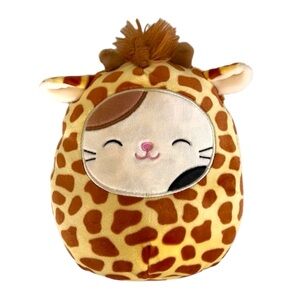 Cam the cat dressed as giraffe  squishmallow